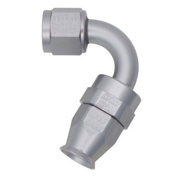 Picture of DeatschWerks 8AN Female Flare Swivel 120-degree Hose End - PTFE