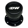 Picture of DeatschWerks Straight Filler Neck w/Cap - Matte Black