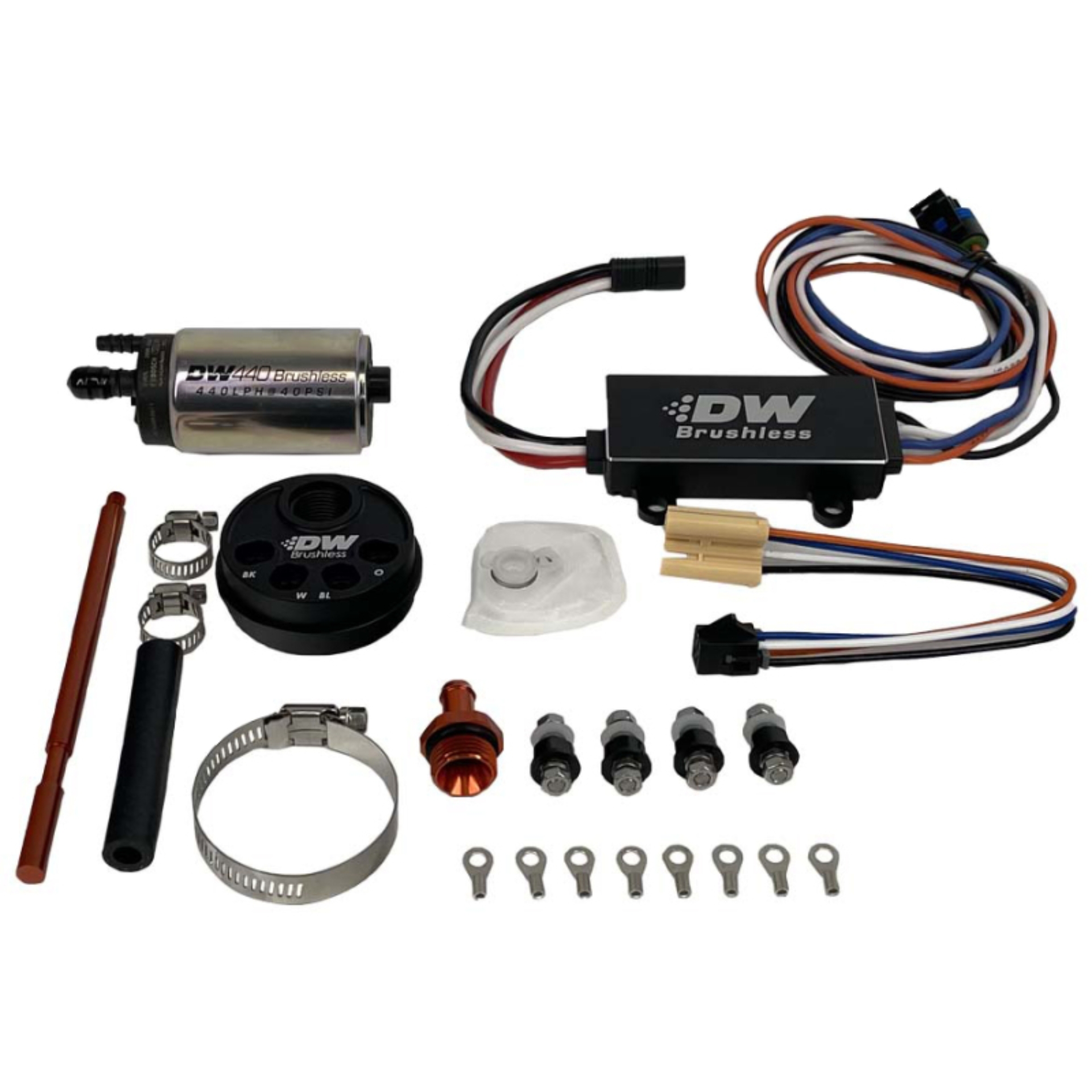 Picture of DeatschWerks 3.5L Module Surge Tank In-Tank Pump Adapter w/ DW440 Brushless & Controller 440lph Pump
