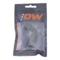 Picture of DeatschWerks 6AN Female Swivel 90-Degree Hose End PTFE (Incl 1 Olive Insert) - Anodized Matte Black
