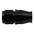 Picture of DeatschWerks 10AN Female Swivel Straight Hose End PTFE (Incl 1 Olive Insert) - Anodized Matte Black