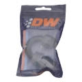 Picture of DeatschWerks 8AN Female Swivel 180-Degree Hose End PTFE (Incl Olive Insert) - Anodized Matte Black