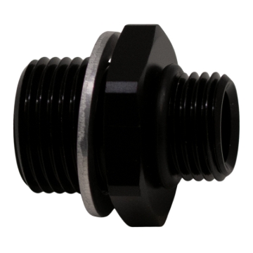 Picture of DeatschWerks 6AN ORB Male to M18 X 1.5 Metric Male (Incl O-Ring and Washer) - Anodized Matte Black