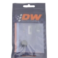 Picture of DeatschWerks 6AN ORB Male Plug Low Profile Internal Allen/Hex (Incl O-Ring) - Anodized Matte Black
