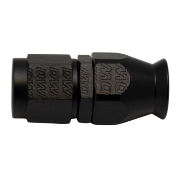 Picture of DeatschWerks 6AN Female Swivel Straight Hose End PTFE (Incl 1 Olive Insert) - Anodized Matte Black