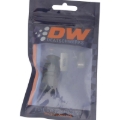 Picture of DeatschWerks 6AN Female Swivel Straight Hose End PTFE (Incl 1 Olive Insert) - Anodized Matte Black
