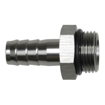 Picture of DeatschWerks 10AN ORB Male to 1/2in Male Triple Barb Fitting (Incl O-Ring) - Anodized DW Titanium
