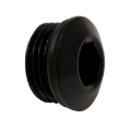 Picture of DeatschWerks 8AN ORB Male Plug Low Profile Internal Allen/Hex (Incl O-Ring) Anodized Matte Black