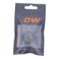 Picture of DeatschWerks 8AN ORB Male Plug Low Profile Internal Allen/Hex (Incl O-Ring) Anodized Matte Black