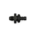 Picture of DeatschWerks 6AN Male Flare to 3/8in Ford Male EFI Quick Connect Adapter - Anodized Matte Black