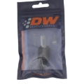 Picture of DeatschWerks 6AN Male Flare to 3/8in Female EFI Quick Connect Adapter - Anodized Matte Black