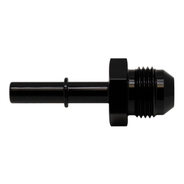 Picture of DeatschWerks 8AN Male Flare to 5/16in Male EFI Quick Connect Adapter - Anodized Matte Black