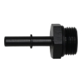 Picture of DeatschWerks 10AN ORB Male to 5/16in Male EFI Quick Connect Adapter - Anodized Matte Black