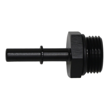 Picture of DeatschWerks 10AN ORB Male to 5/16in Male EFI Quick Connect Adapter - Anodized Matte Black