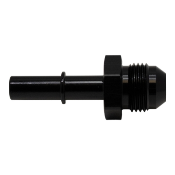 Picture of DeatschWerks 8AN Male Flare to 3/8in Male EFI Quick Connect Adapter - Anodized Matte Black