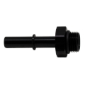 Picture of DeatschWerks 6AN ORB Male to 5/16in Male EFI Quick Connect Adapter - Anodized Matte Black