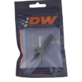 Picture of DeatschWerks 6AN ORB Male to 5/16in Male EFI Quick Connect Adapter - Anodized Matte Black