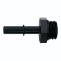 Picture of DeatschWerks 8AN ORB Male to 5/16in Male EFI Quick Connect Adapter - Anodized Matte Black