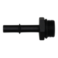 Picture of DeatschWerks 10AN ORB Male to 3/8in Male EFI Quick Connect Adapter - Anodized Matte Black