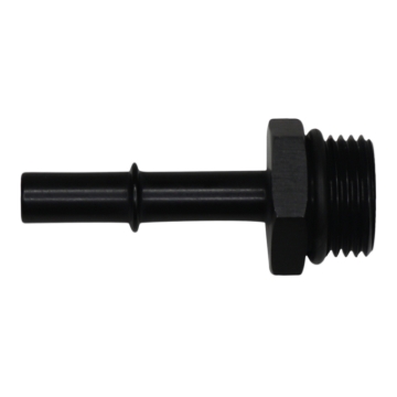 Picture of DeatschWerks 10AN ORB Male to 3/8in Male EFI Quick Connect Adapter - Anodized Matte Black