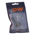 Picture of DeatschWerks 8AN ORB Male to 5/16in Male EFI Quick Connect Adapter - Anodized Matte Black