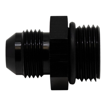 Picture of DeatschWerks 10AN ORB Male to 8AN Male Flare Adapter (Incl O-Ring) - Anodized Matte Black