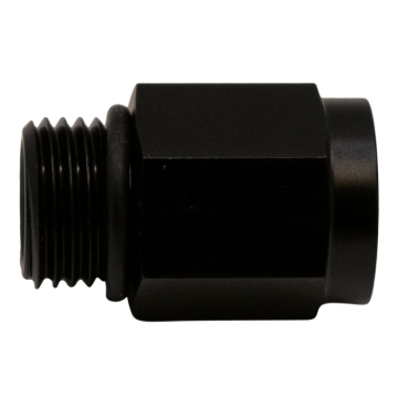 Picture of DeatschWerks 6AN ORB Male to M12 X 1.5 Metric Female (Incl O-Ring) - Anodized Matte Black