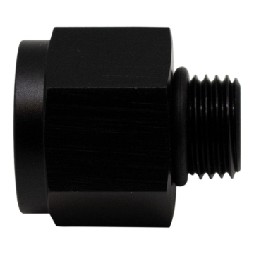 Picture of DeatschWerks 6AN ORB Male to M18 X 1.5 Metric Female (Incl O-Ring) - Anodized Matte Black