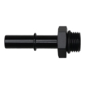 Picture of DeatschWerks 6AN ORB Male to 3/8in Male EFI Quick Connect Adapter - Anodized Matte Black