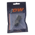 Picture of DeatschWerks 8AN Male Flare to 3/8in Hardline Compression Adapter - Anodized Matte Black