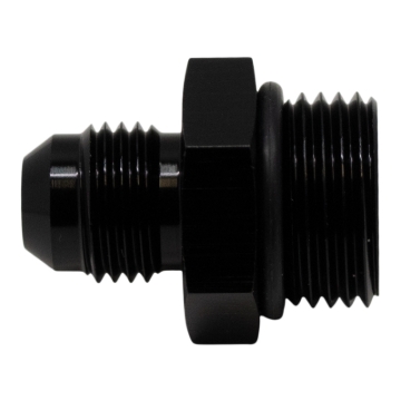 Picture of DeatschWerks 8AN ORB Male to 6AN Male Flare Adapter (Incl O-Ring) - Anodized Matte Black