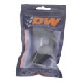 Picture of DeatschWerks 8 AN Female Flare Swivel 120-Degree Hose End PTFE - Anodized Matte Black