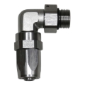 Picture of DeatschWerks 8AN ORB Female Swivel 90-Degree Hose End CPE - Anodized DW Titanium