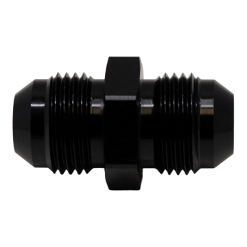 Picture of DeatschWerks 8AN Male Flare to 8AN Male Flare Coupler - Anodized Matte Black