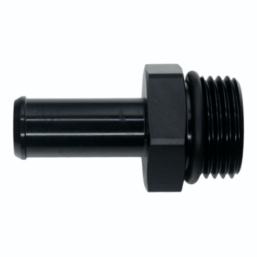 Picture of DeatschWerks 10AN ORB Male to 1/2in Male Barb Fitting - Anodized Matte Black