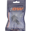 Picture of DeatschWerks 10AN ORB Male to 3/8in Male Barb Fitting - Anodized Matte Black