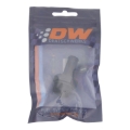 Picture of DeatschWerks 10AN ORB Male to 1/2in Male Barb Fitting - Anodized Matte Black