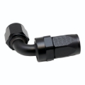 Picture of DeatschWerks 8AN Female Swivel 90-Degree Hose End CPE - Anodized Matte Black