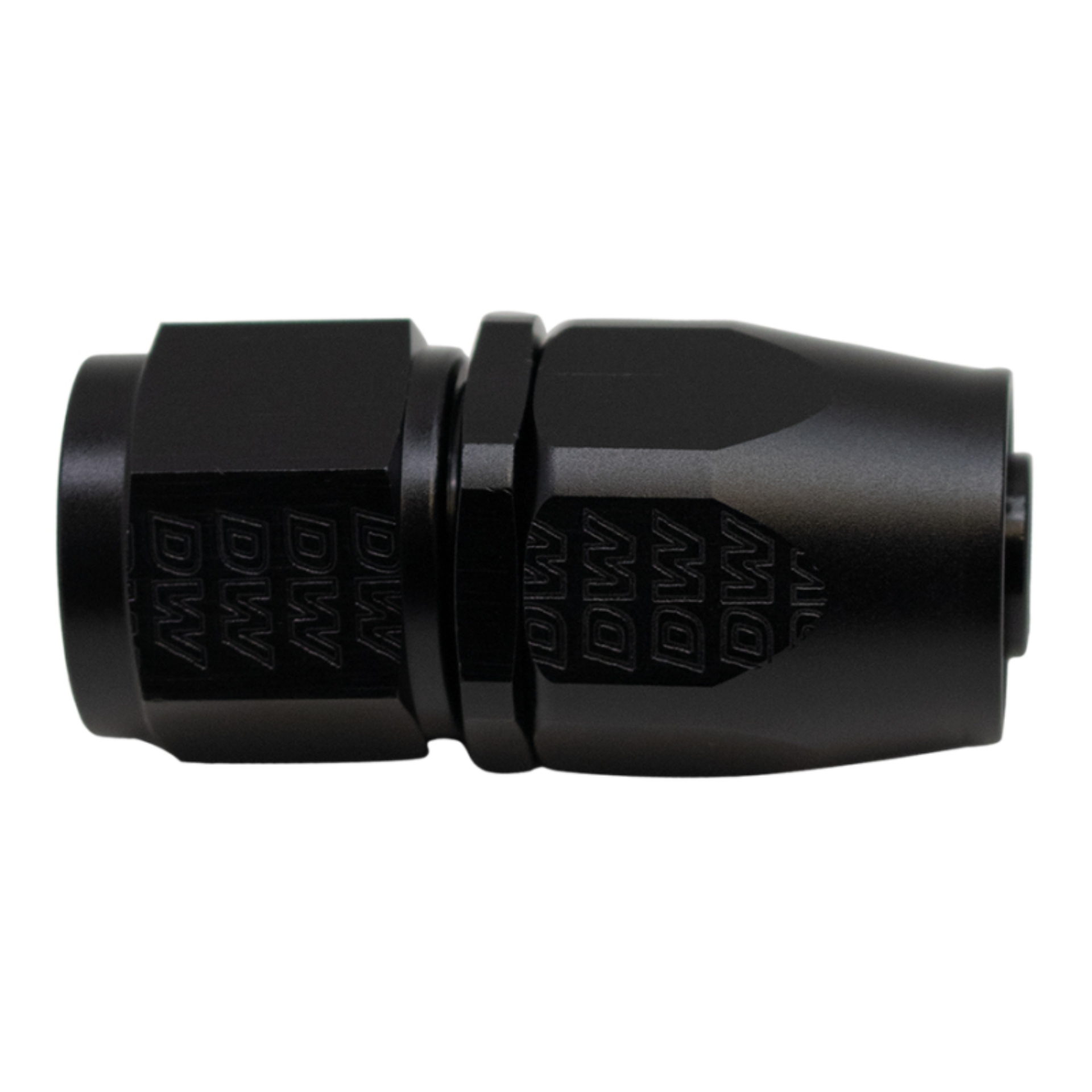Picture of DeatschWerks 10AN Female Swivel Straight Hose End CPE - Anodized Matte Black