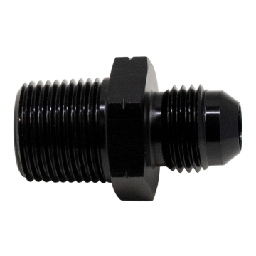 Picture of DeatschWerks 6AN Male Flare to 3/8in Male NPT Adapter - Anodized Matte Black