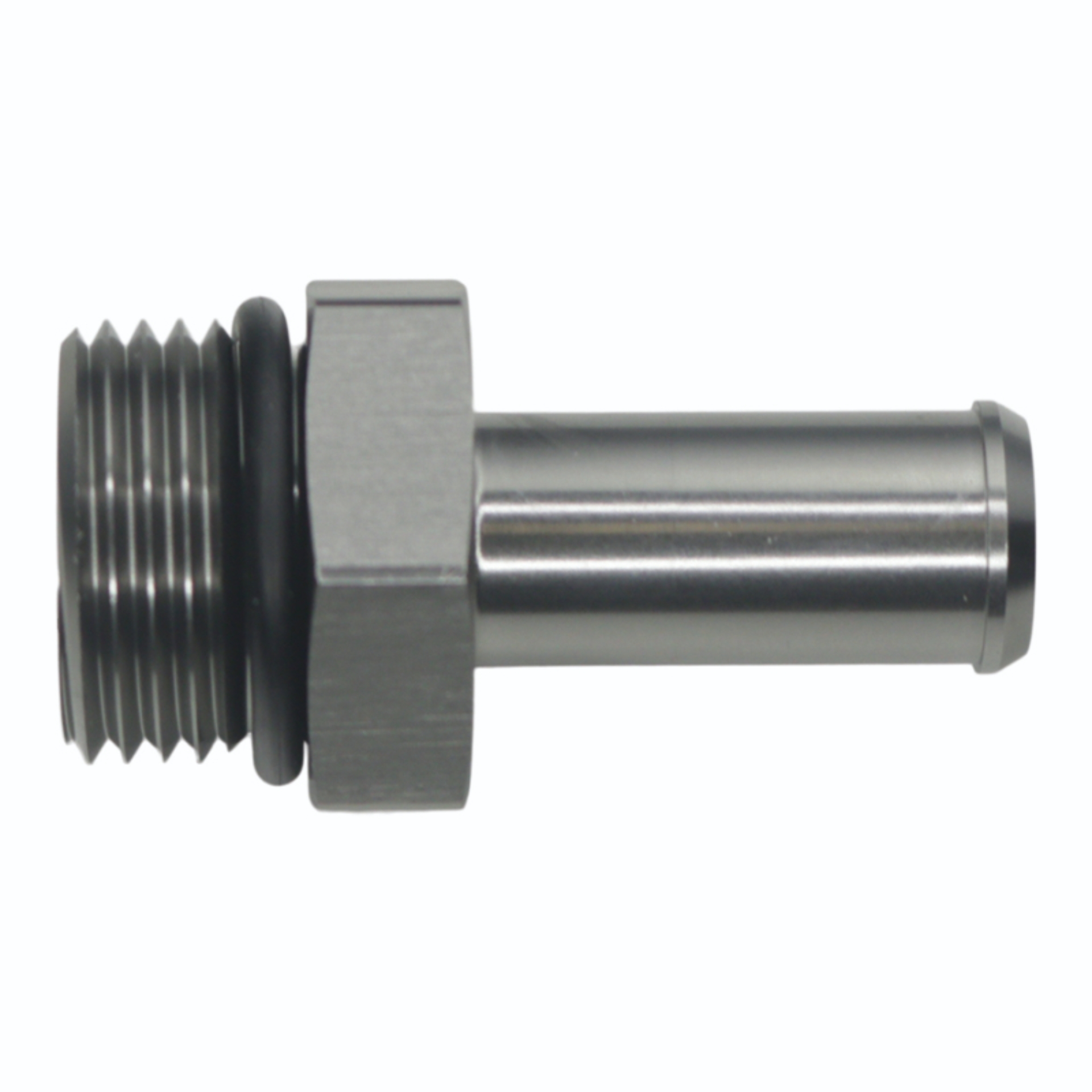 Picture of DeatschWerks 10AN ORB Male to 1/2in Male Barb Fitting - Anodized DW Titanium