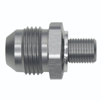 Picture of DeatschWerks 8AN Male Flare to M10 X 1.0 Male Metric - Anodized Titanium