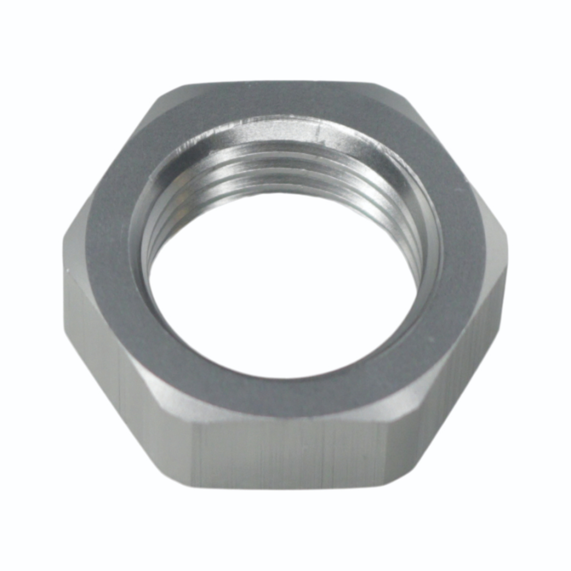 Picture of DeatschWerks 6AN Bulkhead Nut Smaller OD - Anodized DW Titanium