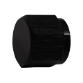 Picture of DeatschWerks 6AN Female Flare Cap - Anodized Matte Black