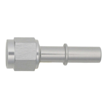 Picture of DeatschWerks 6AN Female Flare Swivel to 3/8in Male EFI Quick Disconnect - Anodized DW Titanium