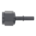 Picture of DeatschWerks 10AN Female Flare Swivel to 5/16in Male EFI Quick Disconnect - Anodized Matte Black