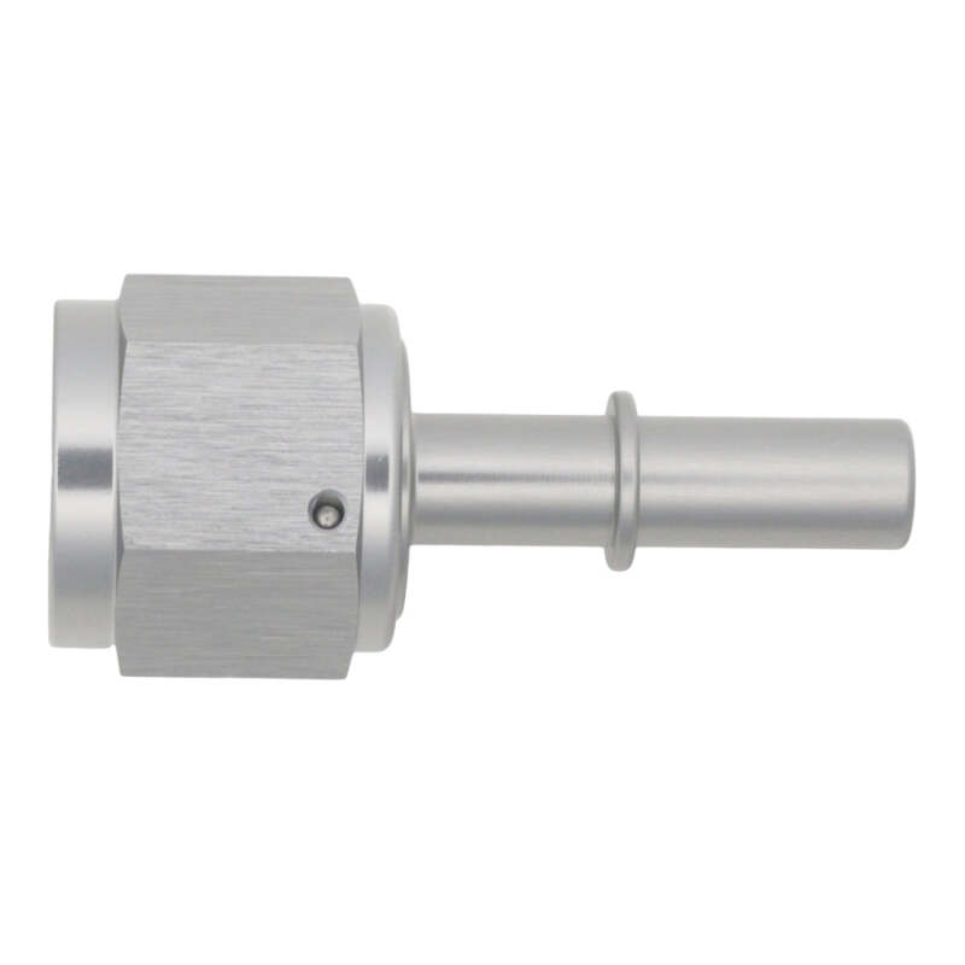 Picture of DeatschWerks 10AN Female Flare Swivel to 3/8in Male EFI Quick Disconnect - Anodized DW Titanium