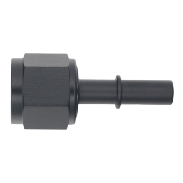 Picture of DeatschWerks 10AN Female Flare Swivel to 3/8in Male EFI Quick Disconnect - Anodized Matte Black