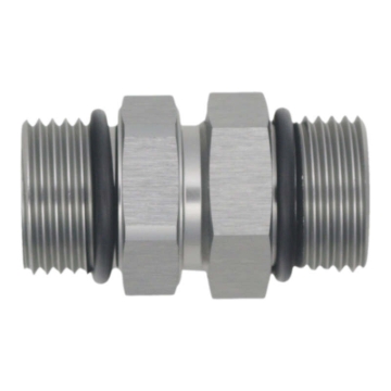 Picture of DeatschWerks 10AN ORB Male to 10AN ORB Male Swivel Adapter - Anodized DW Titanium