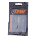 Picture of DeatschWerks 6AN ORB Male Plug Fitting with 1/8in NPT Gauge Port - Anodized DW Titanium